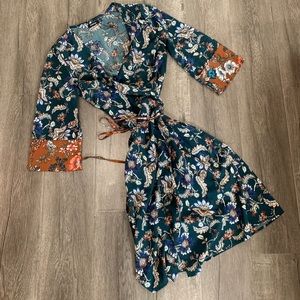Beautiful boho wrap dress